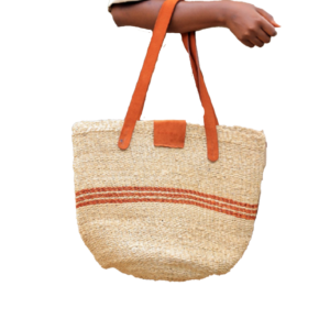 Light Brown -StripedHandbags
