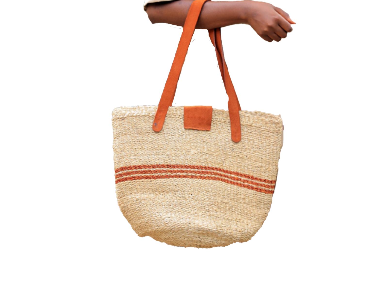 Light Brown -StripedHandbags